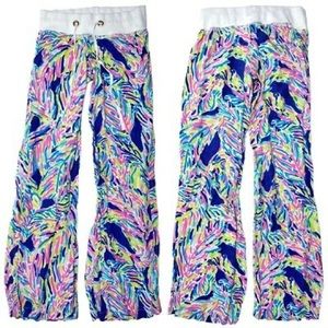 Lilly Pulitzer Linen Beach Pants, Medium